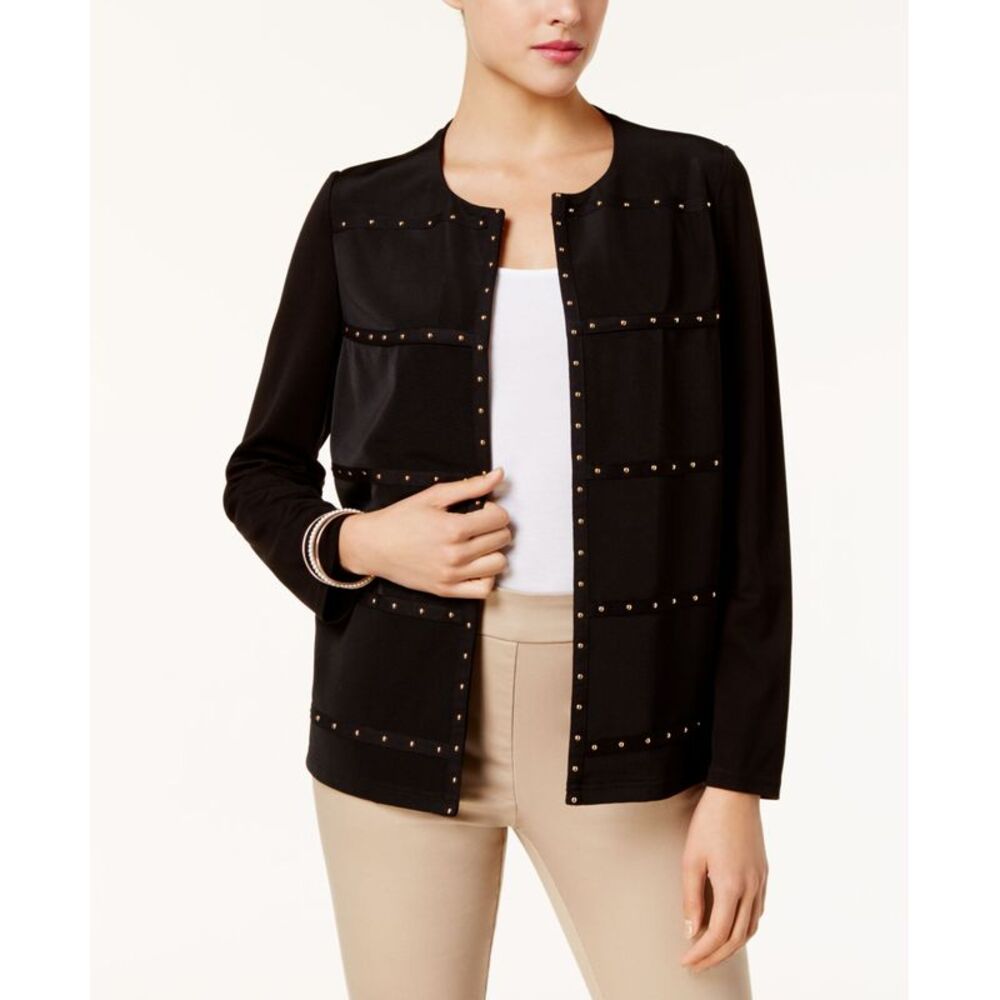 JM Collection Studded Jacket - Picture 1 of 4